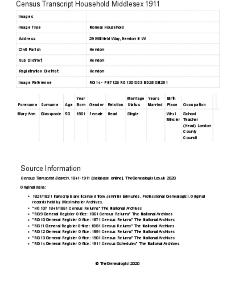 Census 1911 - 29 Willifield Way