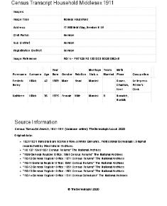 Census 1911 - 17 Willifield Way