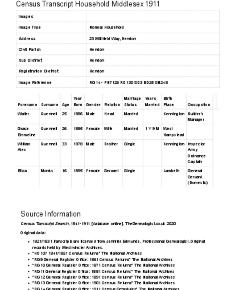 Census 1911 - 23 Willifield Way