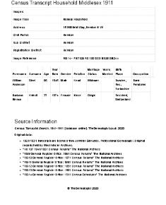 Census 1911 - 15 Willifield Way