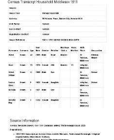 Census 1911 - 35 Asmuns Place