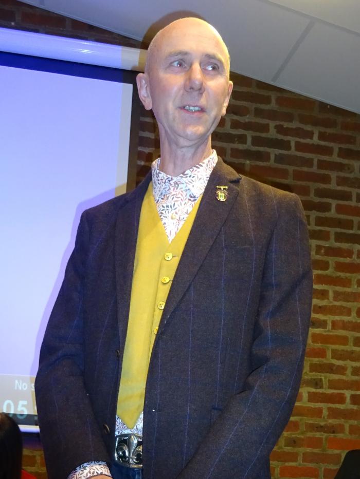 Stephen Crisp, Hon President of the HGS Horticultural Society from 2019