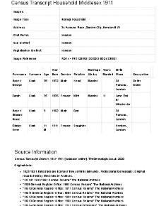 Census 1911 - 34 Asmuns Place