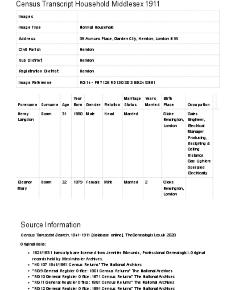 Census 1911 - 39 Asmuns Place