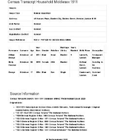 Census 1911 - 49 Asmuns Place