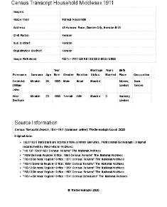 Census 1911 - 43 Asmuns Place