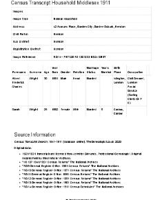 Census 1911 - 42 Asmuns Place