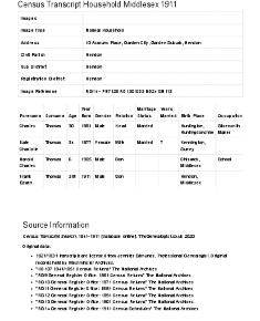 Census 1911 - 10 Asmuns Place