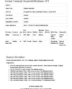 Census 1911 - 02 Hogarth Hill