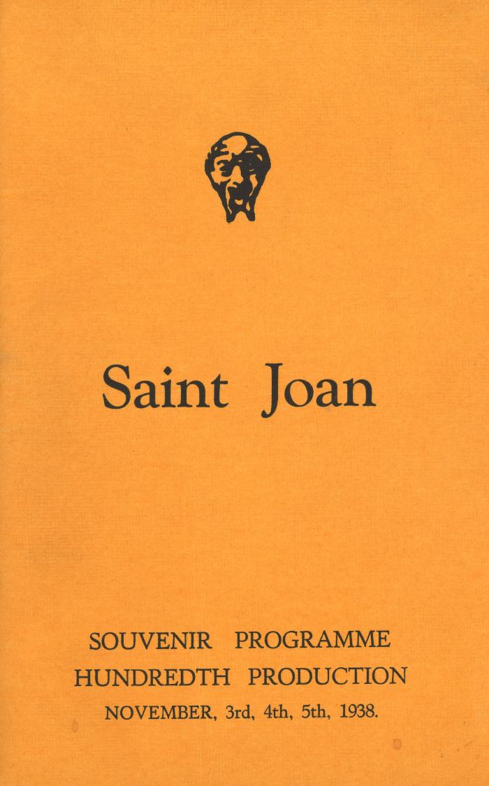 Saint Joan - Souvenir Programme and Review 1938