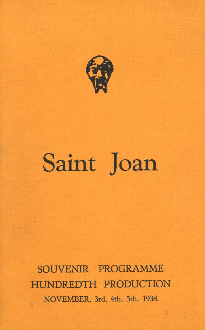 Saint Joan - Souvenir Programme and Review 1938