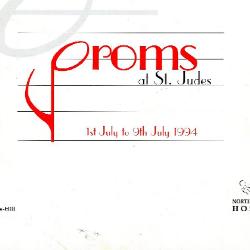 1994 Concert programme for the Proms at St Jude's