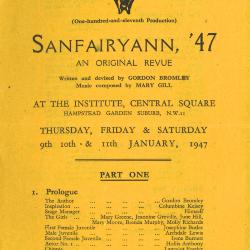 Sanfairyann - Programme and Reviews 1947