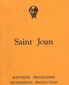 Saint Joan - Souvenir Programme and Review 1938