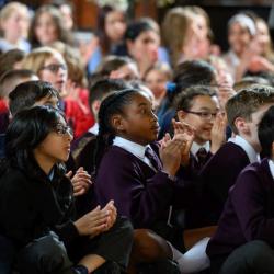 Schoolchildren at the Proms at St Jude's - Photo credit M Eleftheriades